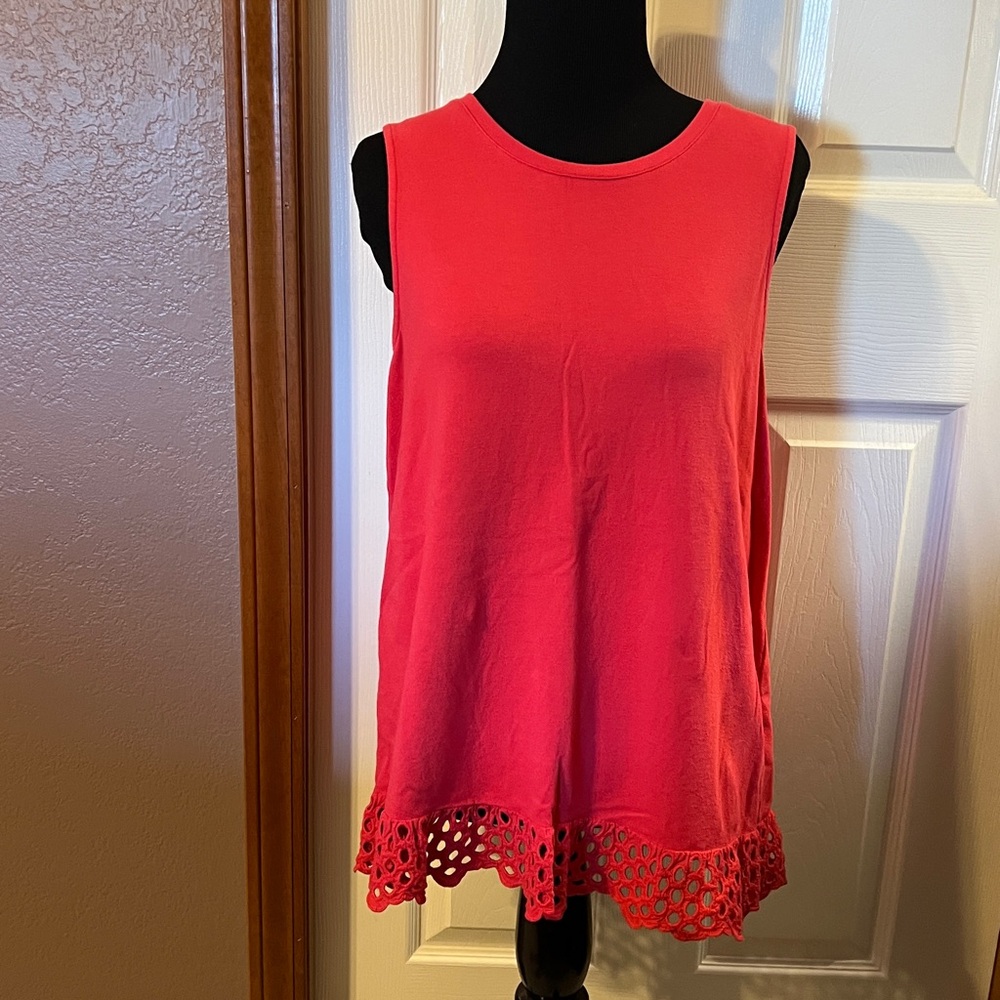 J. Crew Vibrant Red Top